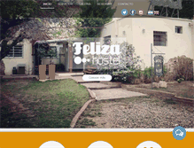 Tablet Screenshot of felizahostel.com